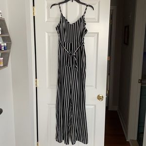 Striped jumpsuit